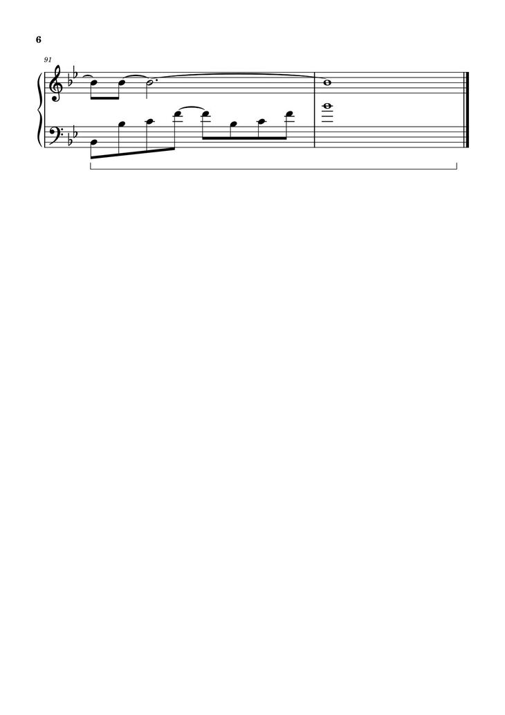 Page 6 of the piano sheet music PDF - Hẹn ước từ hư vô Sheet Piano by Phan Mạnh Quỳnh