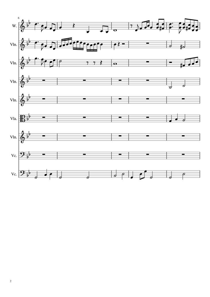 Page 2 of the piano sheet music PDF - Cao Cung lên, Sheet hợp xướng Violin by Hoài Đức
