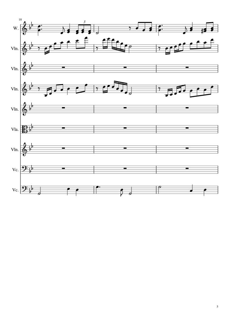 Page 5 of the piano sheet music PDF - Cao Cung lên, Sheet hợp xướng Violin by Hoài Đức