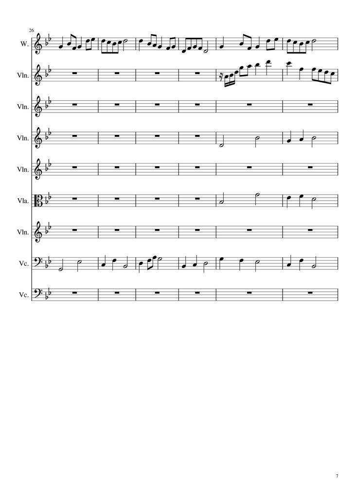 Page 7 of the piano sheet music PDF - Cao Cung lên, Sheet hợp xướng Violin by Hoài Đức