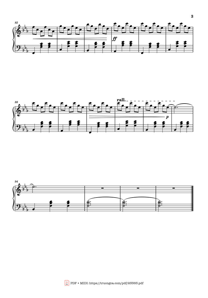 Page 3 of the piano sheet music PDF - Idea 22 Sheet Piano by Gibran Alcocer