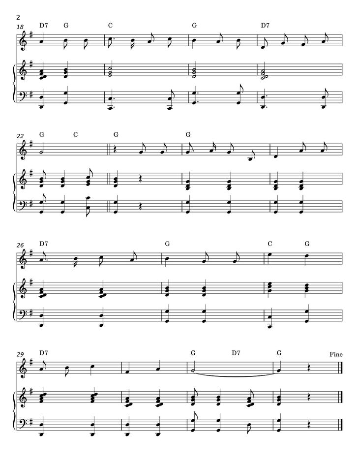 Page 2 of the piano sheet music PDF - CHUNG LỜI TẠ ƠN Sheet đệm Piano by  Nguyễn Duy