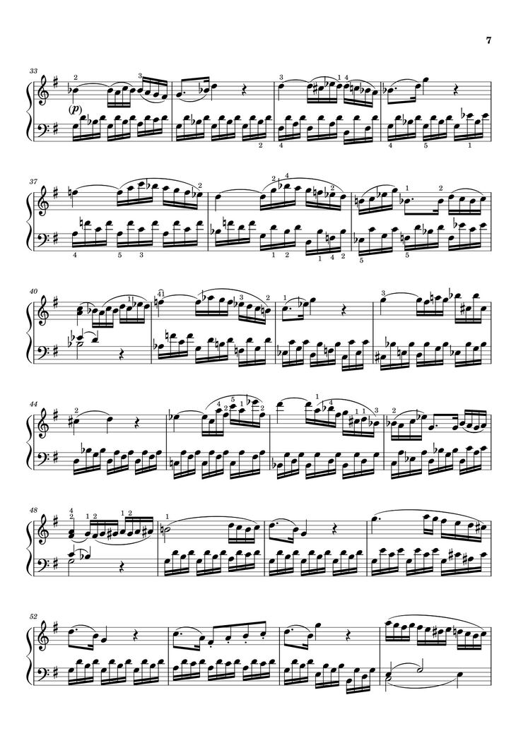 Page 3 of the piano sheet music PDF - Sonata I  Sheet Piano by Man with No Name