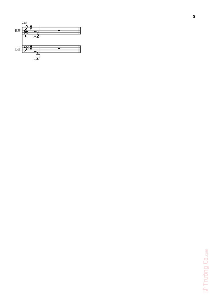 Page 5 of the piano sheet music PDF Piano - Number One Girl Sheet Piano by Rosé