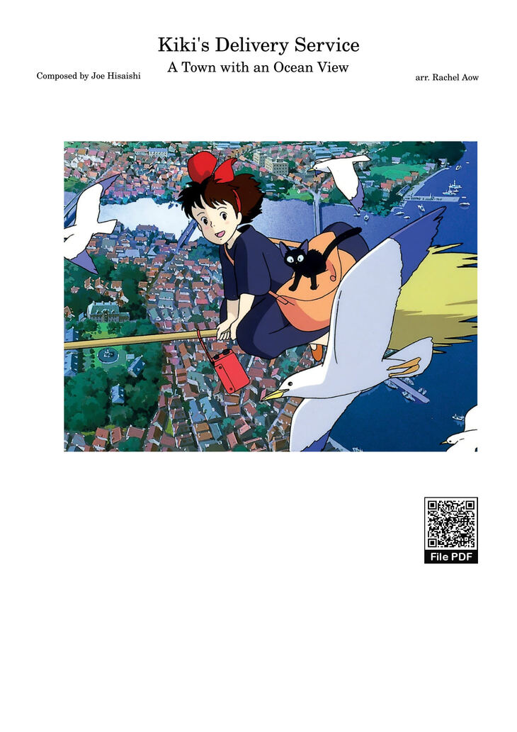 Page 1 of the piano sheet music PDF - Kiki