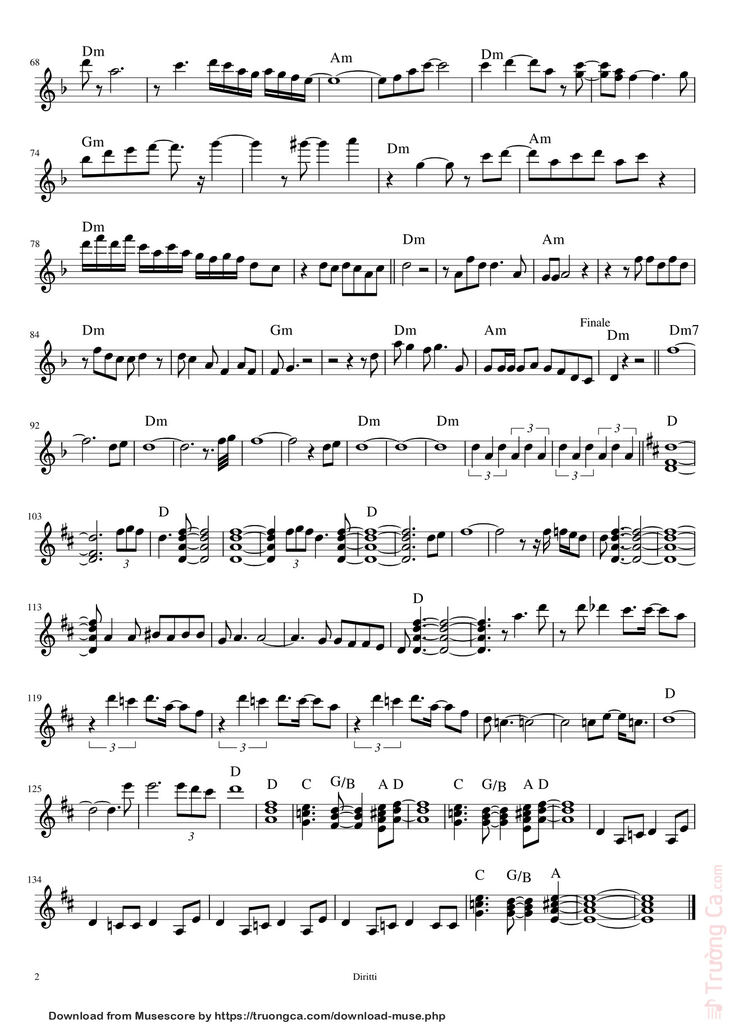 Page 2 of the piano sheet music PDF - Black Magic Woman by Santana