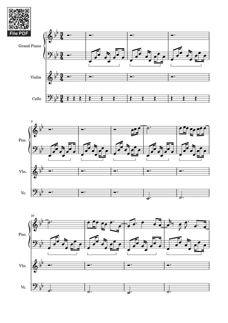 Page 1 of the piano sheet music PDF - Khi Em Lớn Sheet Piano by Ngohhai1902