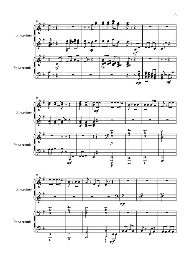 Page 3 of the piano sheet music PDF - Ngày tết quê em Sheet 2 Piano by Từ Huy