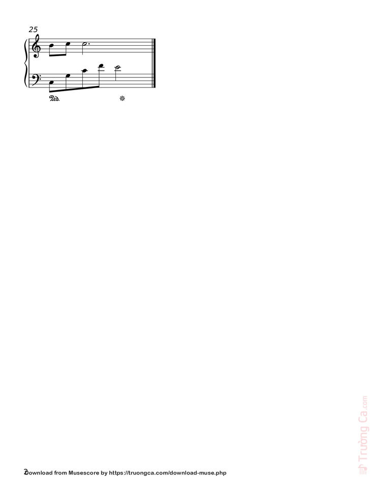Page 2 of the piano sheet music PDF Piano - NƠI NÀY CÓ ANH Sheet Piano by Sơn Tùng