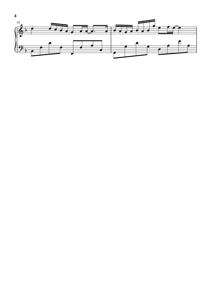 Page 4 of the piano sheet music PDF - Chỉ Là Không Cùng Nhau – 错位时空 - 艾辰 Sheet Piano by Quangducpiano