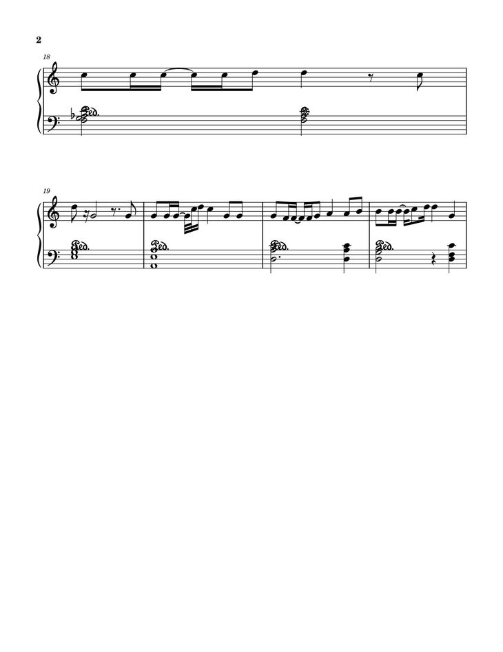 Page 2 of the piano sheet music PDF - MUỘN RỒI MÀ SAO CÒN - SƠN TÙNG M-TP Sheet Piano by Petun2502