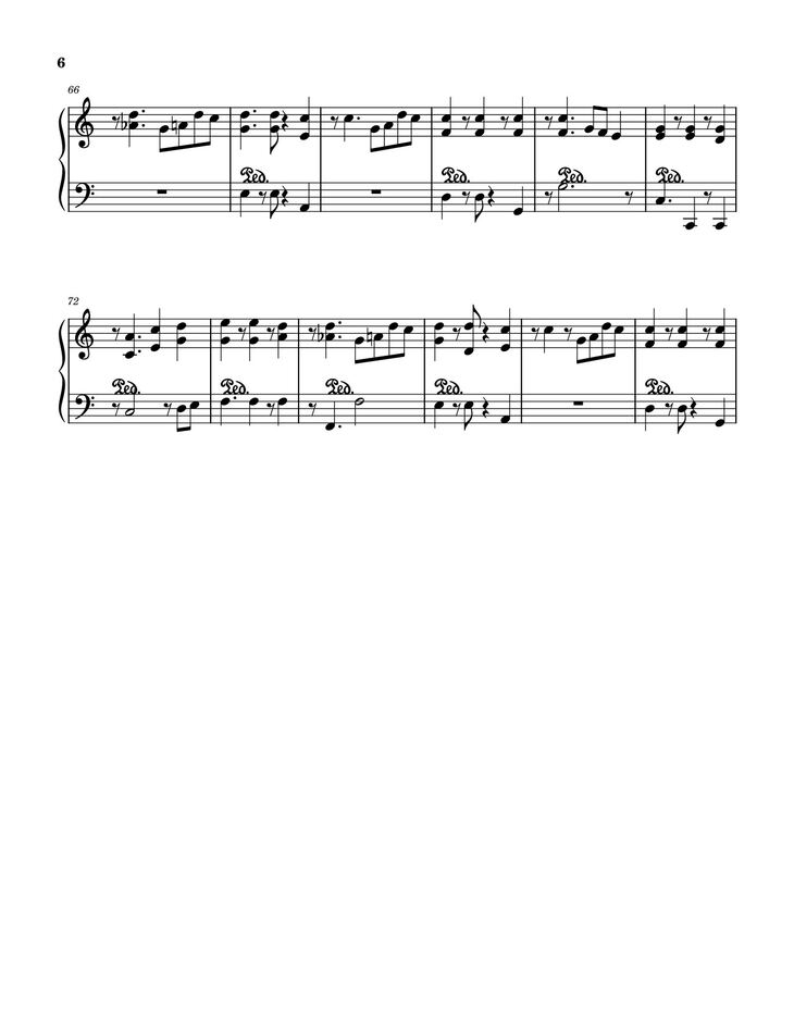 Page 6 of the piano sheet music PDF - MUỘN RỒI MÀ SAO CÒN - SƠN TÙNG M-TP Sheet Piano by Petun2502