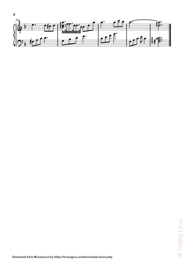 Page 4 of the piano sheet music PDF - Only – Lee hi Sheet Piano by Lul i just use this
