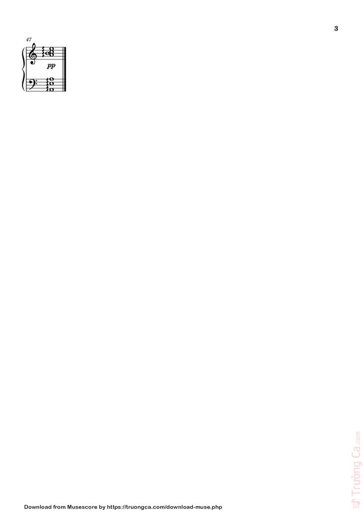 Page 3 of the piano sheet music PDF - WINDY HILL Sheet Piano by Minhthomas