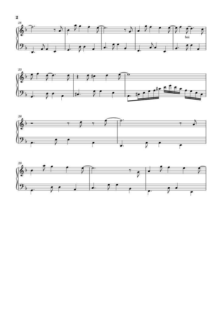 Page 2 of the piano sheet music PDF - NGƯỜI HÃY QUÊN EM ĐI Sheet Piano Easy by KHẮC HƯNG