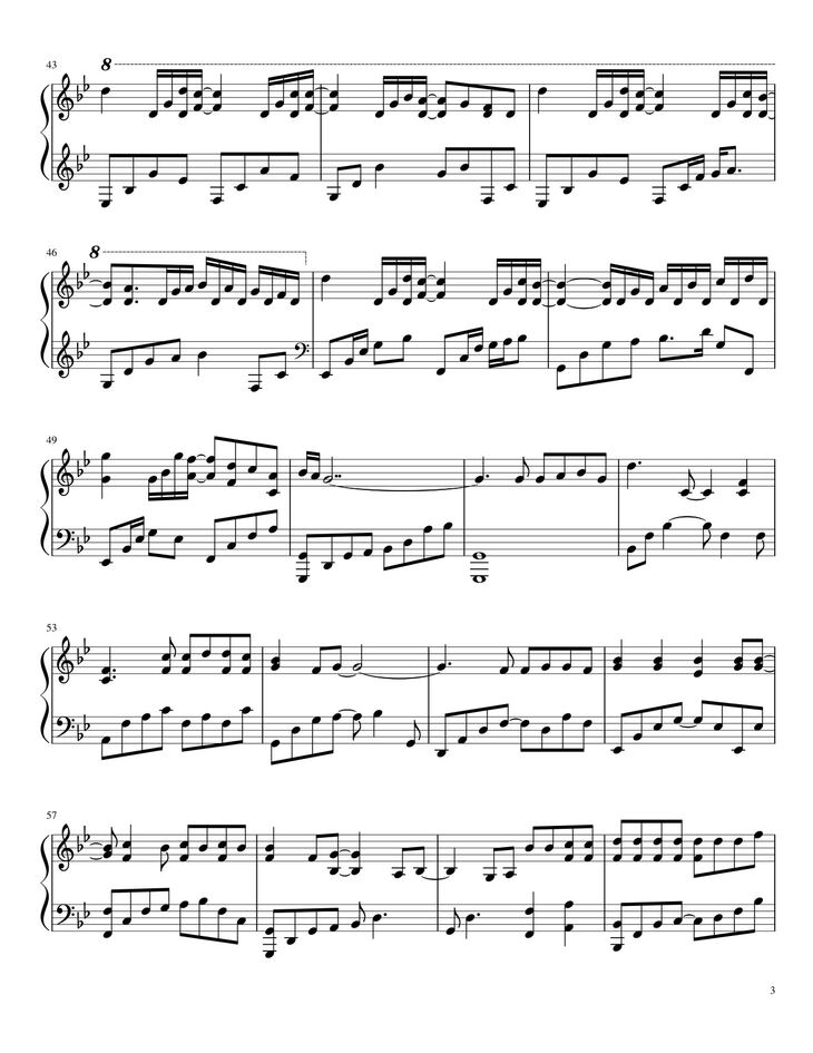 Page 3 of the piano sheet music PDF - Phai Dấu Cuộc Tình Sheet Piano by Nhạc Hoa lời Việt