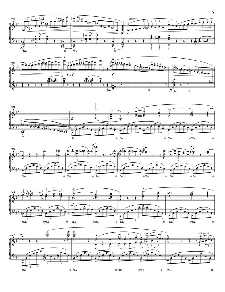 Page 7 of the piano sheet music PDF - Ballade No I by Chopin