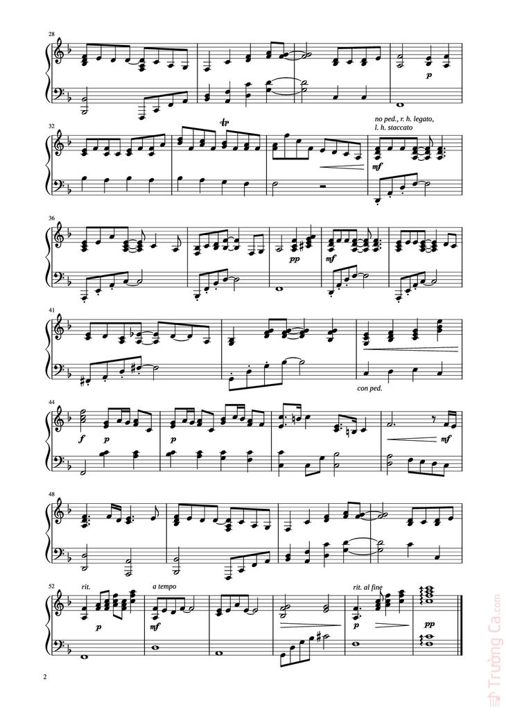 Page 2 of the piano sheet music PDF Piano - Love of my life Queen Sheet Piano by Antje Guenther