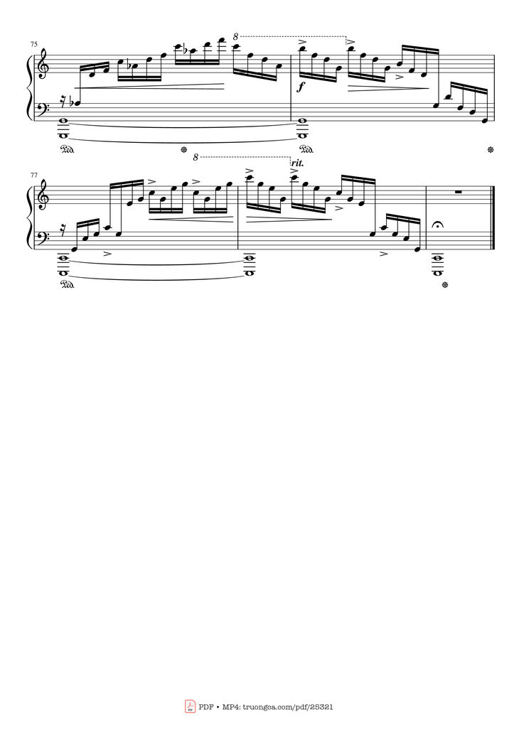 Page 9 of the piano sheet music PDF Piano - Etude op.10 no.1 (Waterfall) Chopin by Chopin