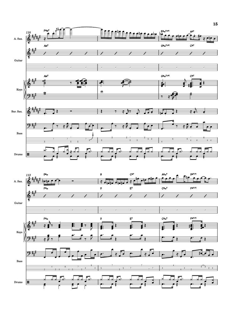 Page 15 of the piano sheet music PDF - Nab That Chap Piano by T-Square