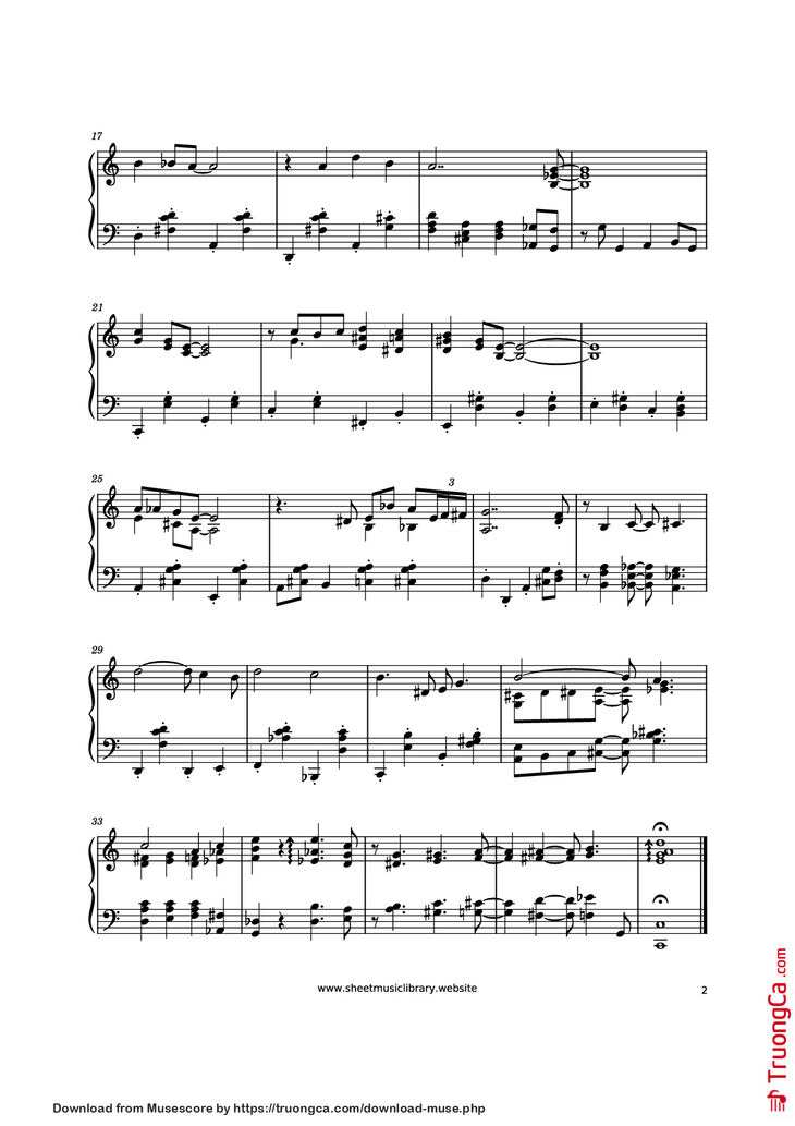 Page 2 of the piano sheet music PDF Piano - All Of Me Piano by Gerald Marks / Seymour Simons