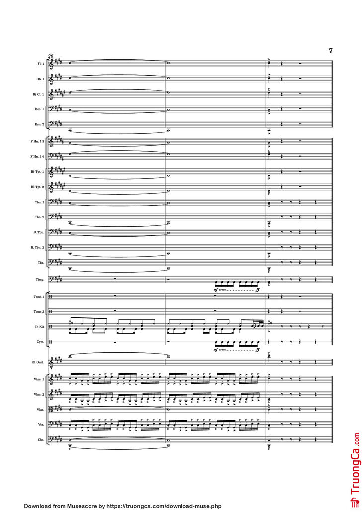 Page 7 of the piano sheet music PDF - Anthem of Hope by Mason J. Asimos