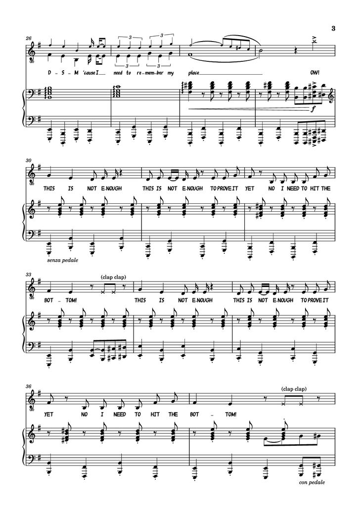Page 3 of the piano sheet music PDF - Hand Me My Shovel, I