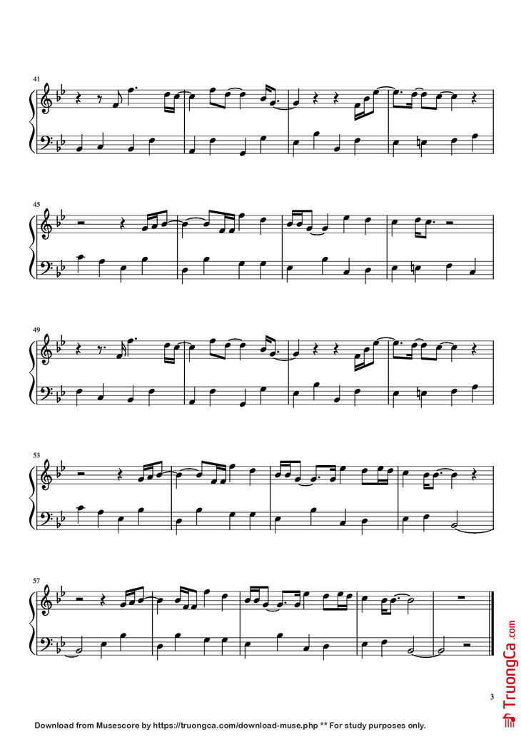 Page 3 of the piano sheet music PDF Piano - Can You Feel The Love Tonight Piano by Elton John. Piano arrranged by Hazel Nguyen
