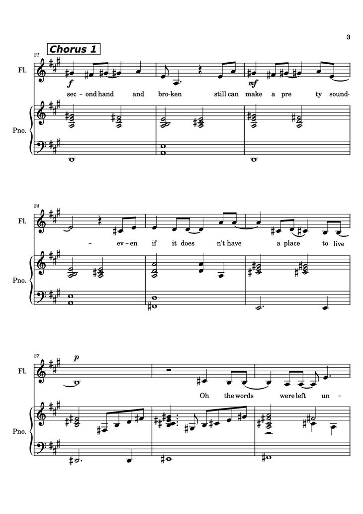 Page 3 of the piano sheet music PDF Piano - Second Hand Baby White Grand Piano by SCOTT WITMANN and MARC SHAIMAN