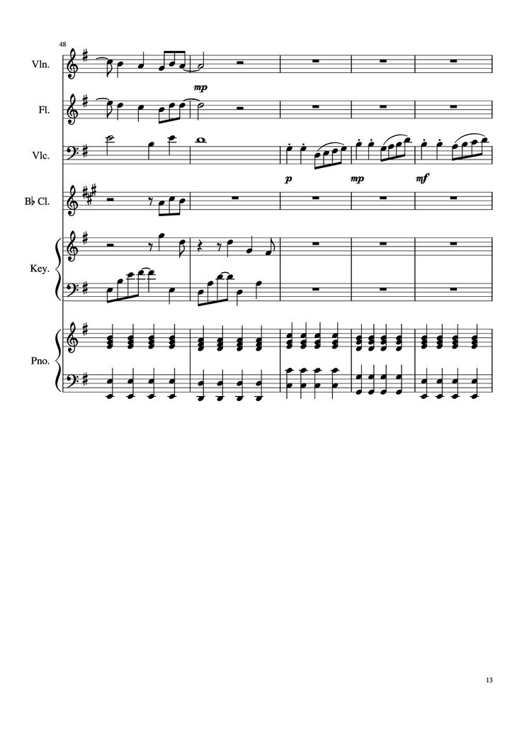 Page 13 of the piano sheet music PDF Piano - Payphone Piano by Undefined