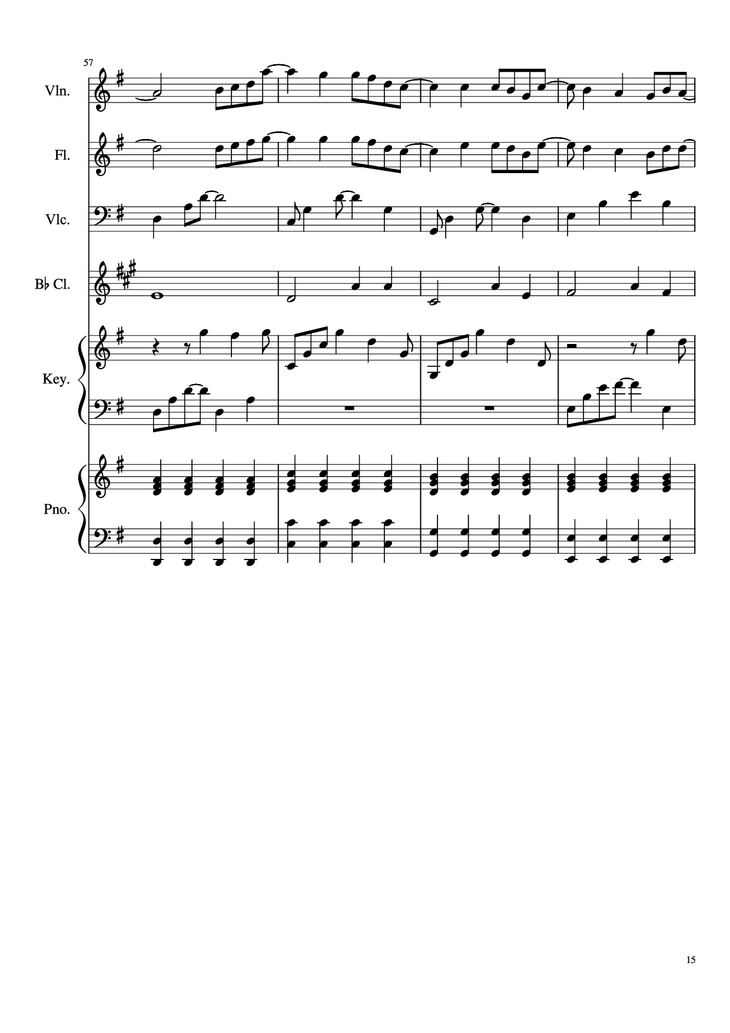 Page 15 of the piano sheet music PDF Piano - Payphone Piano by Undefined