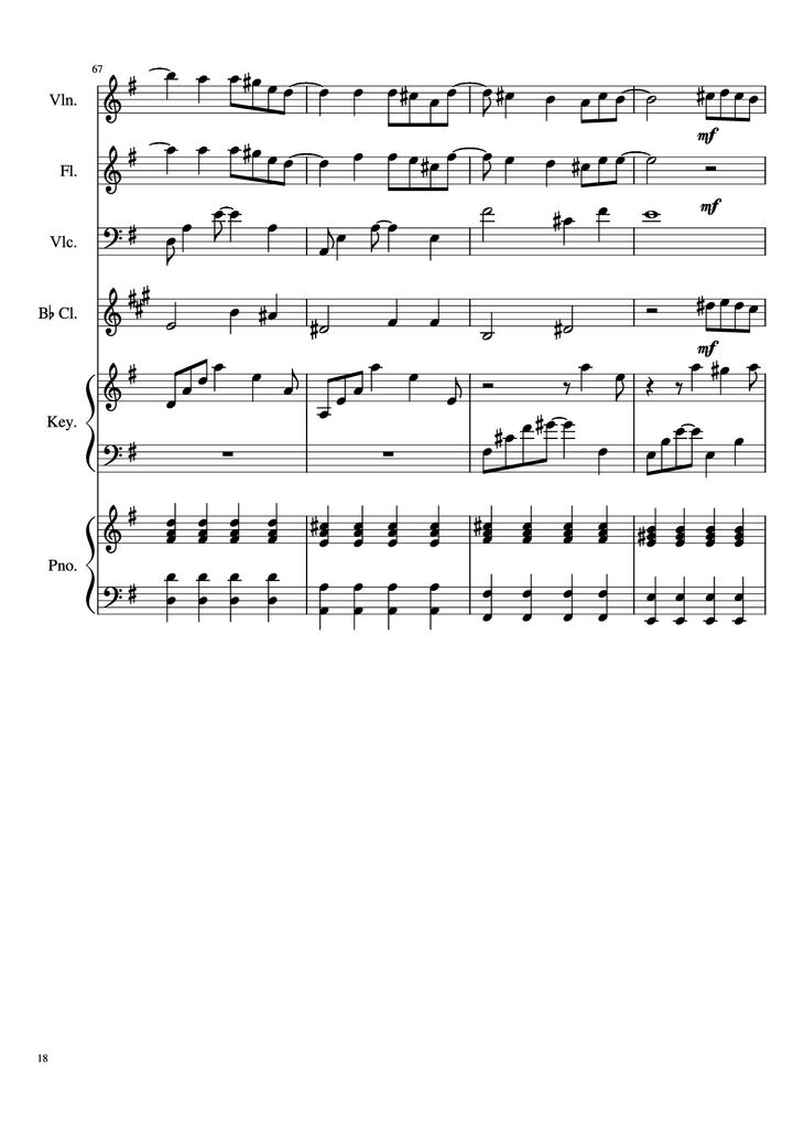 Page 18 of the piano sheet music PDF Piano - Payphone Piano by Undefined
