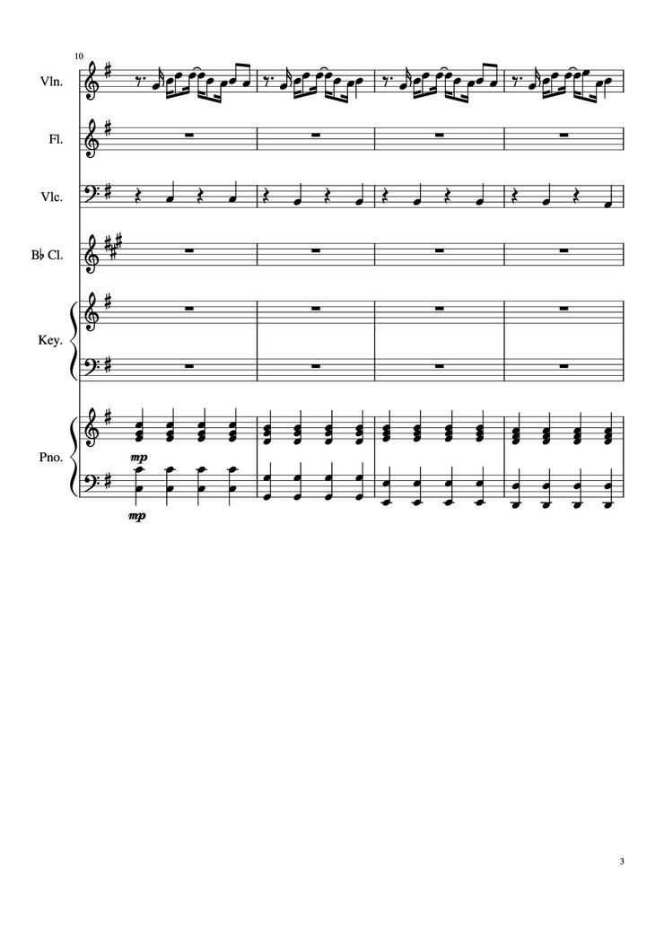 Page 3 of the piano sheet music PDF Piano - Payphone Piano by Undefined