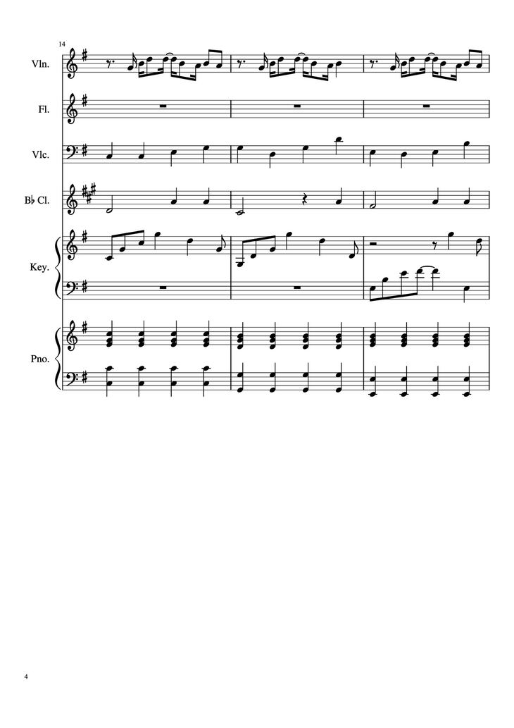 Page 4 of the piano sheet music PDF Piano - Payphone Piano by Undefined