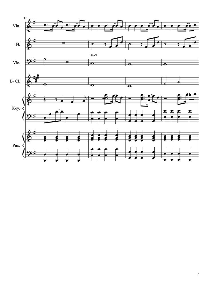 Page 5 of the piano sheet music PDF Piano - Payphone Piano by Undefined