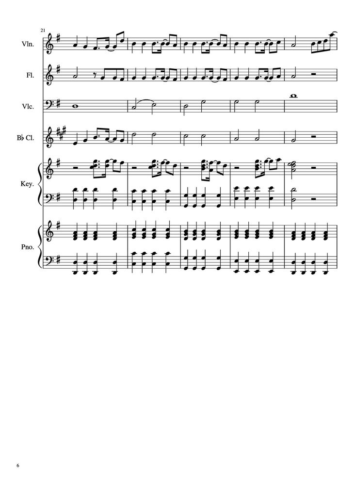 Page 6 of the piano sheet music PDF Piano - Payphone Piano by Undefined