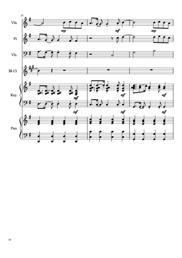 Page 10 of the piano sheet music PDF Piano - Payphone Piano by Undefined