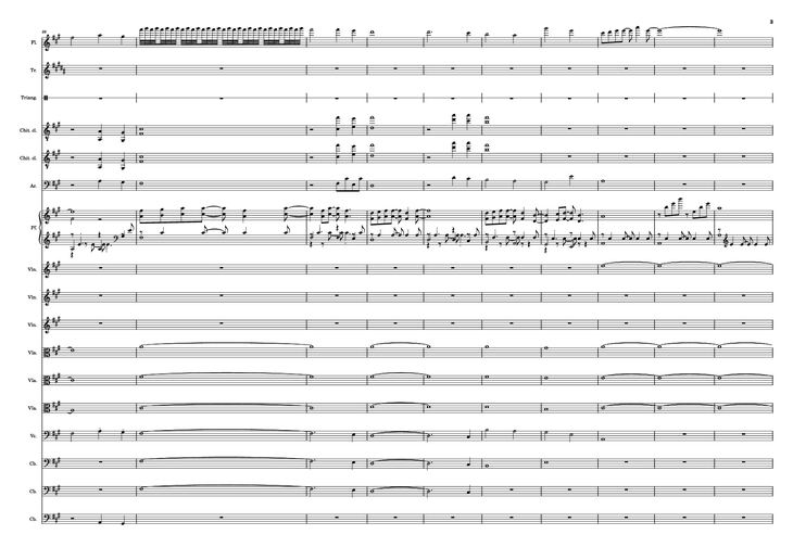 Page 3 of the piano sheet music PDF - Forrest Gump Piano by A. Silvestri