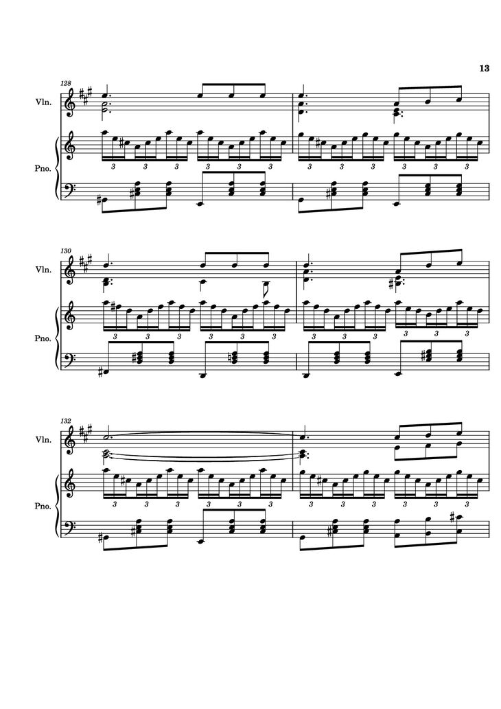 Page 13 of the piano sheet music PDF Piano - TUOI DA BUON - covered Piano by Bach N Tran