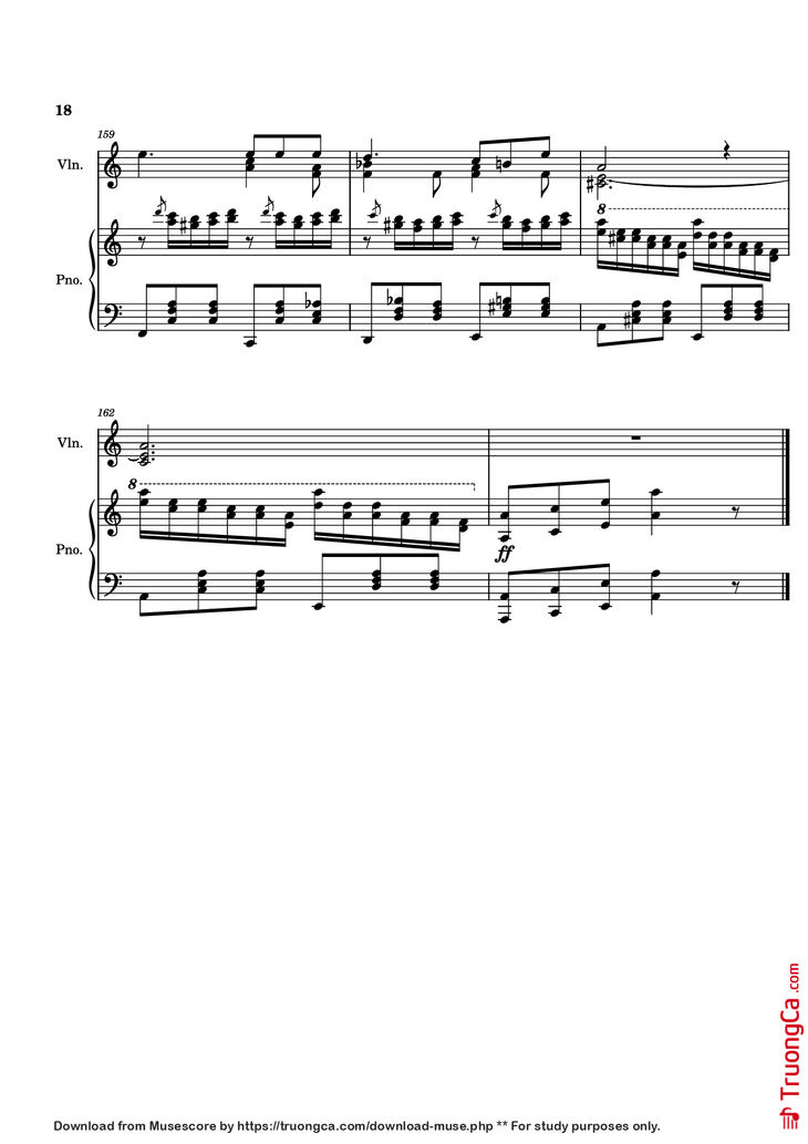 Page 18 of the piano sheet music PDF Piano - TUOI DA BUON - covered Piano by Bach N Tran