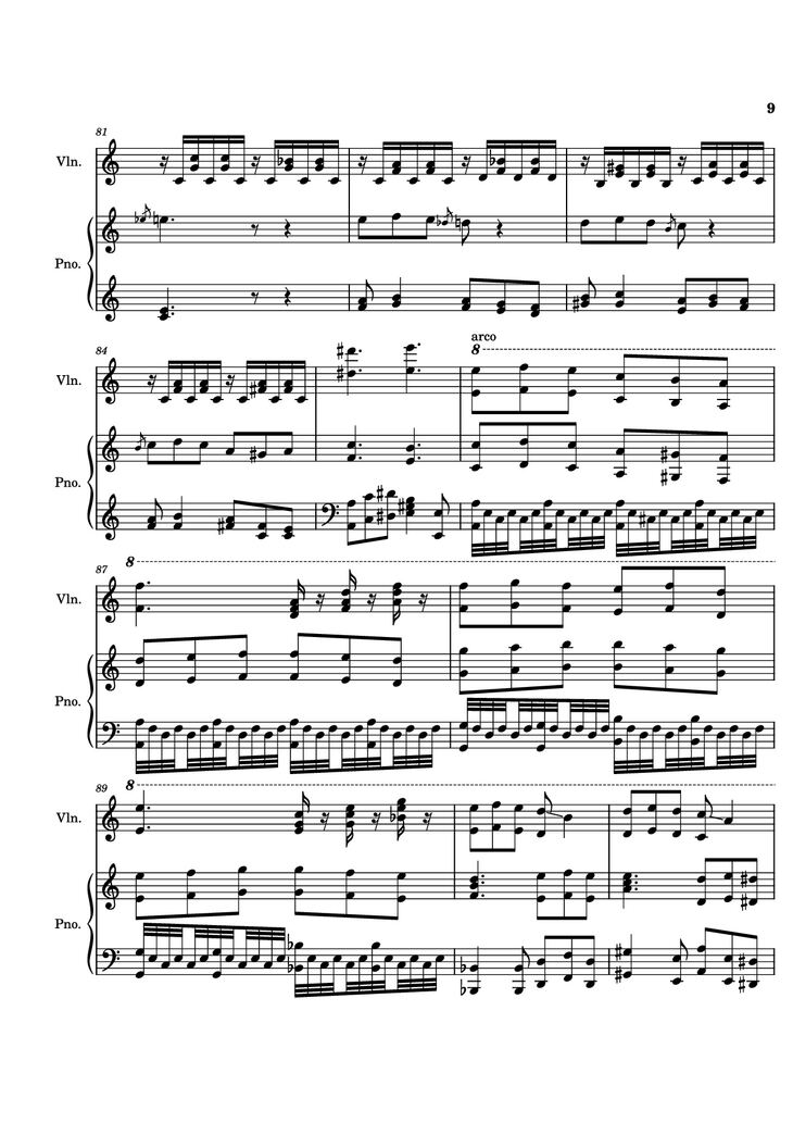 Page 9 of the piano sheet music PDF Piano - TUOI DA BUON - covered Piano by Bach N Tran