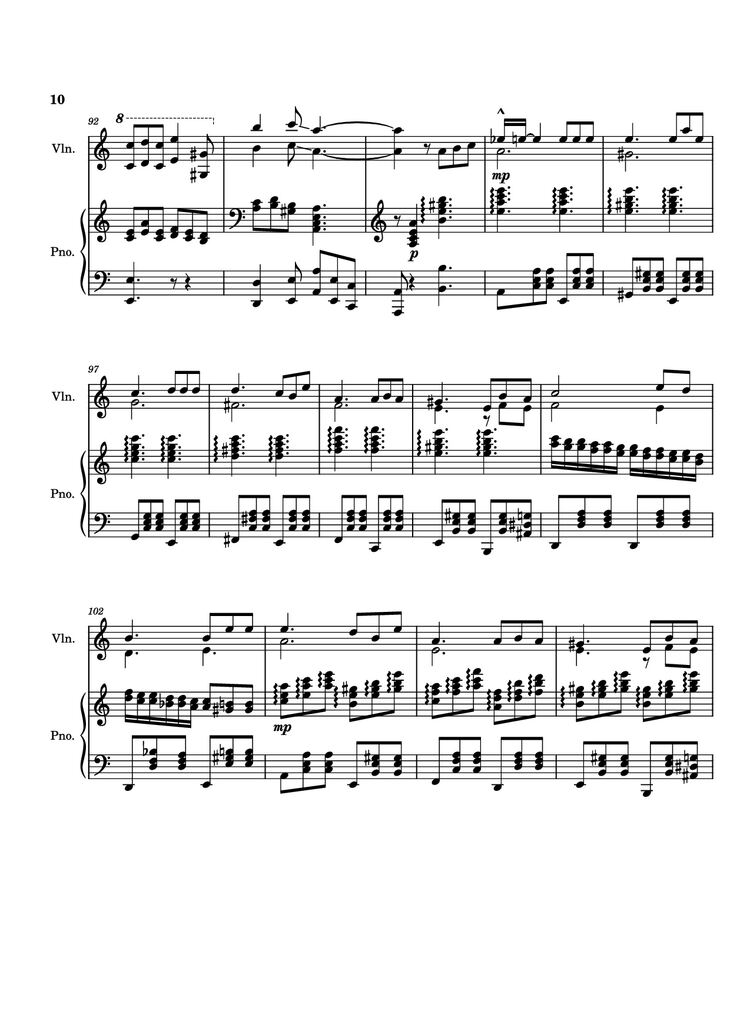 Page 10 of the piano sheet music PDF Piano - TUOI DA BUON - covered Piano by Bach N Tran