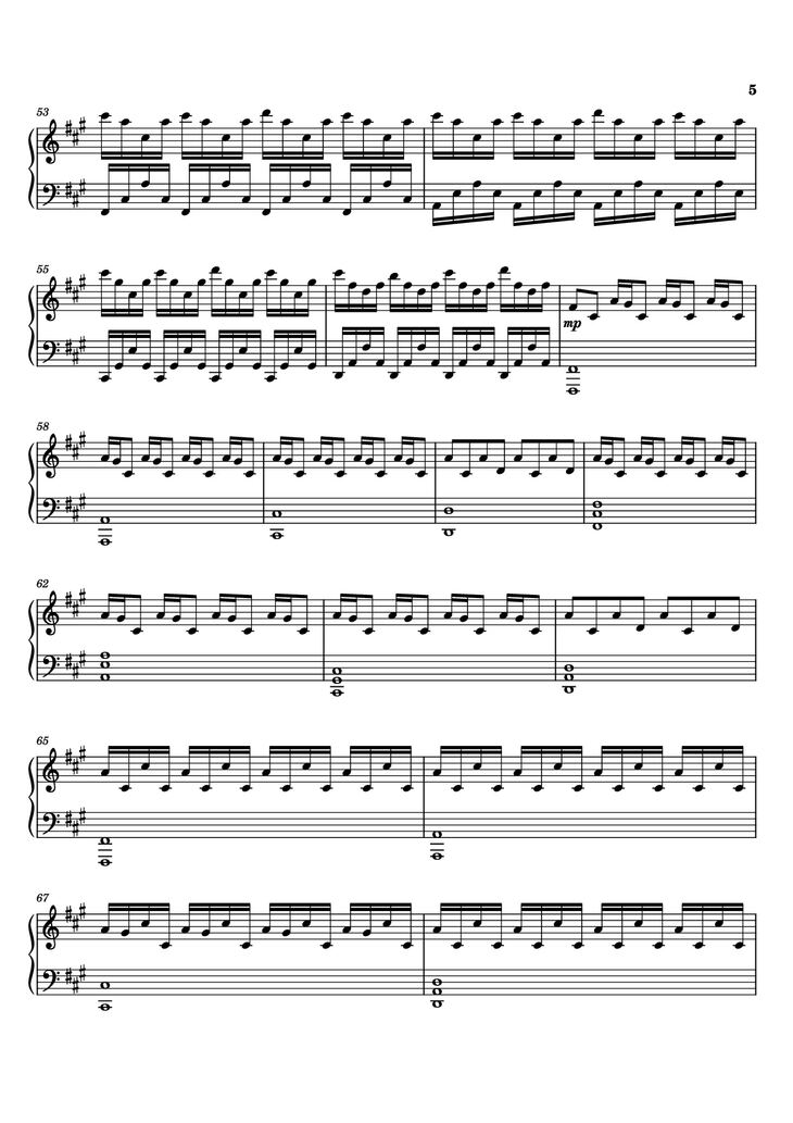 Page 5 of the piano sheet music PDF Piano - Experience Piano by Ludovico Enaudi