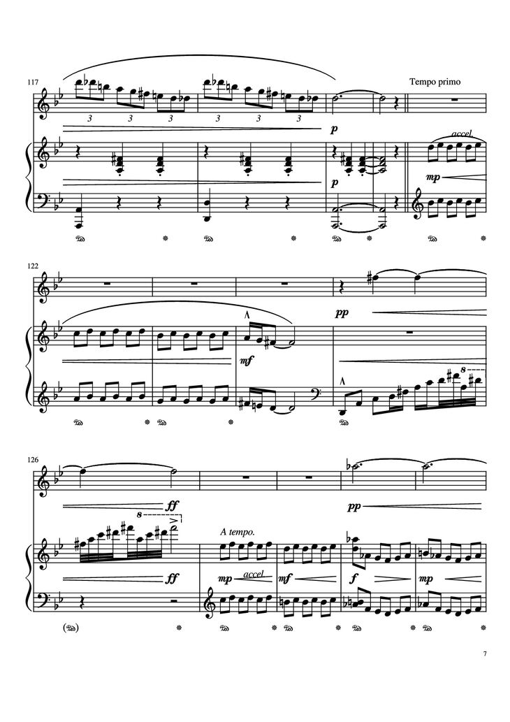 Page 7 of the piano sheet music PDF Piano - Merry Go Round Of Life Piano by Undefined