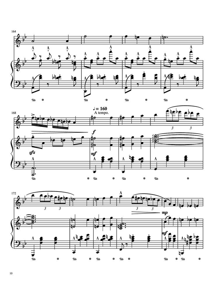Page 10 of the piano sheet music PDF Piano - Merry Go Round Of Life Piano by Undefined