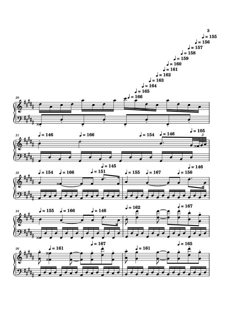 Page 3 of the piano sheet music PDF - Moonlight Sonata 3rd Movement Piano by Kudoshinichit