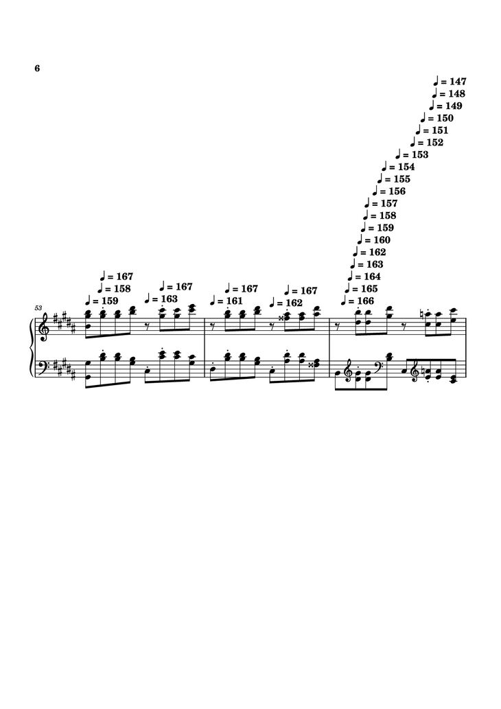 Page 6 of the piano sheet music PDF - Moonlight Sonata 3rd Movement Piano by Kudoshinichit