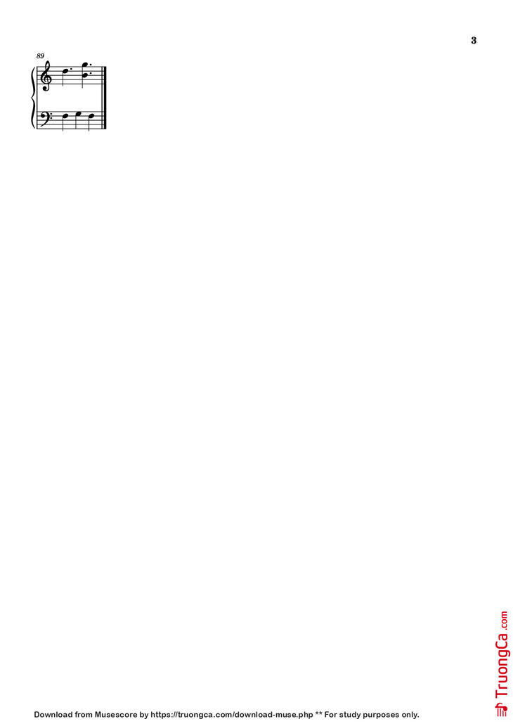 Page 3 of the piano sheet music PDF Piano - A Fragment Of My Soul Piano by Invadable Harmony