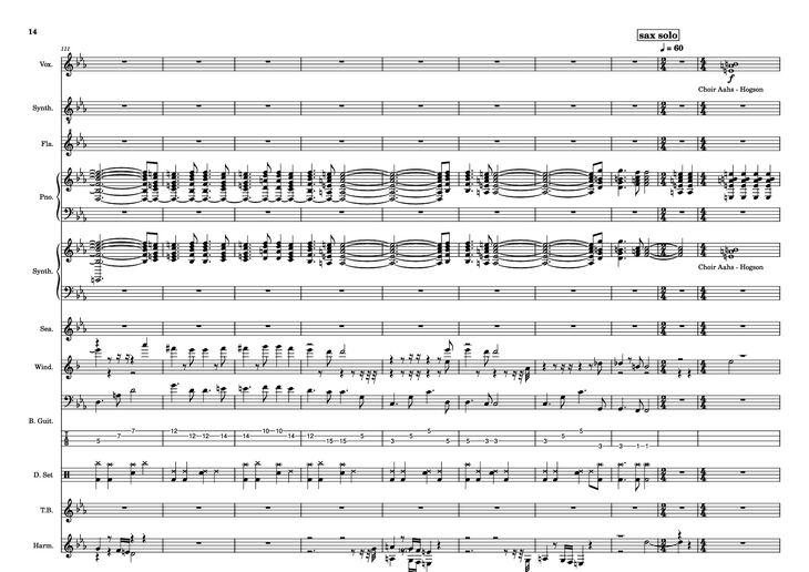 Page 14 of the piano sheet music PDF - Fool