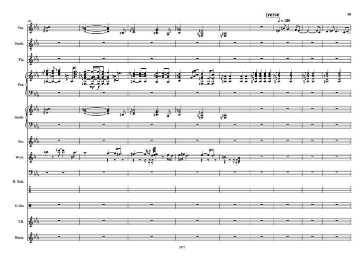 Page 15 of the piano sheet music PDF - Fool